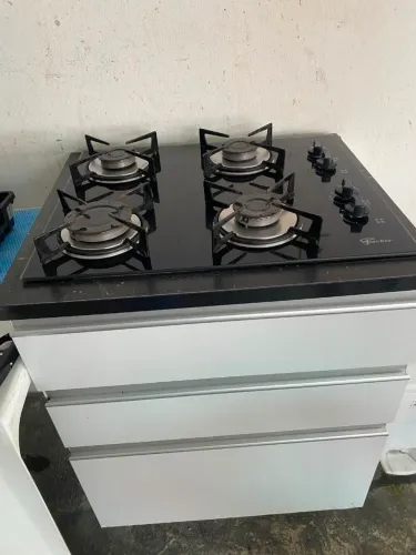 Balcão com fogão 