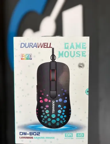 Mouse gamer Durawell 7 botões iluminação RGB 