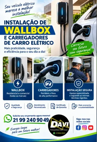 Wall Box carregador de carro.
