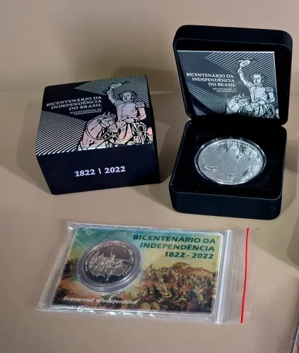 Moedas Comemorativas Bicentenario da Independência