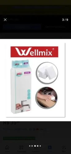 KIT C/10 ESPONJA MÁGICA DE MELAMINA <br>10x7x3 Cm