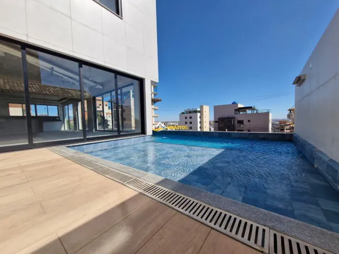 Cobertura de luxo com 280m2 e piscina a venda no bairro Barreiro em Belo Horizonte Ref.:22