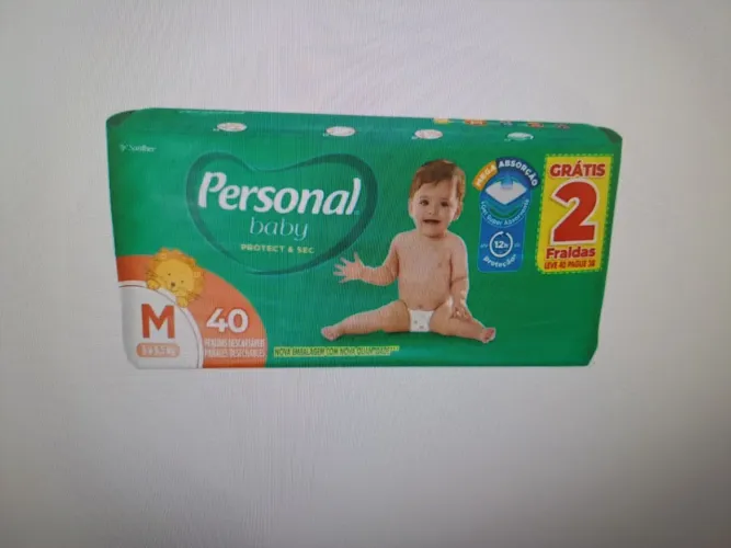 Fralda Personal M 40 unidades