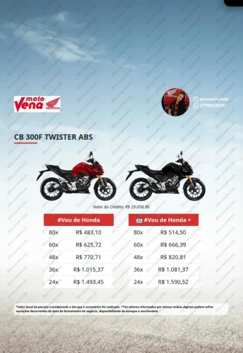 Honda CB 300f Twister Flex 2027