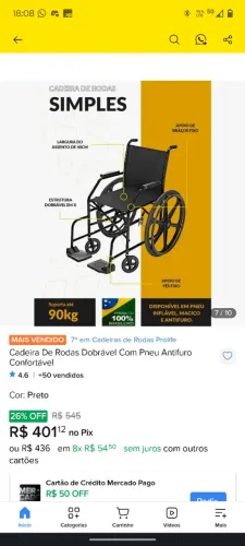 Cadeira de rodas