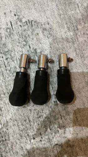 Pé para surdo bateria torelli borracha 3 unidade