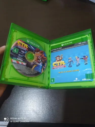 Crash Team RACING Nitro Fueled (CTR) com encarte Xbox one