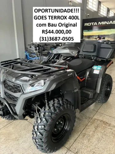 QUADRICICLO CFMOTO GOES TERROX 400L COM BAU