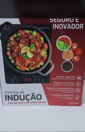 Fogão de indução.