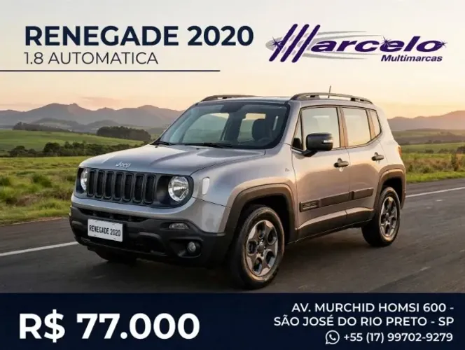 Jeep Renegade 1.8 4X2 Flex 16V Aut. 2020