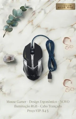 Mouse gamer novo