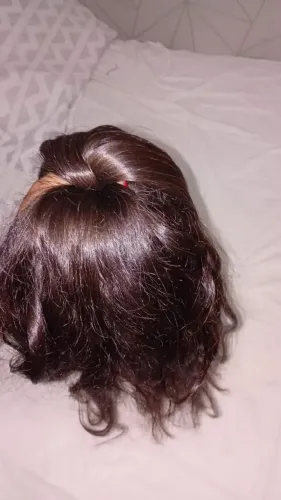 Cabelo humano topo acabamento