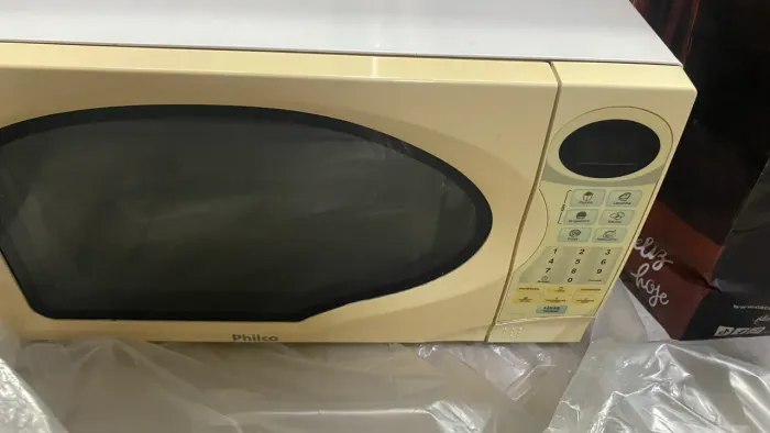 Micro ondas com defeito 