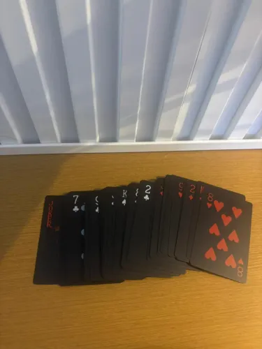 Baralho de Plastico preto