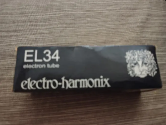 Válvula EL34 Electro-Harmonix (Para Amplificadores de Guitarra e Áudio)