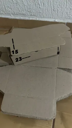 21 caixas de papelao novas 23 cm