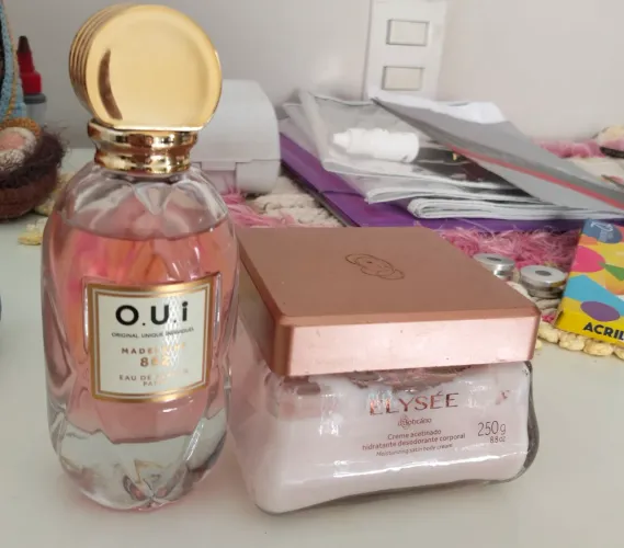 Perfume e creme
