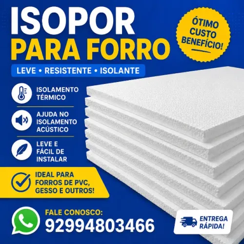 ? ? ISOPOR PARA FORRO | Conforto Térmico e Melhor Preço! ?
