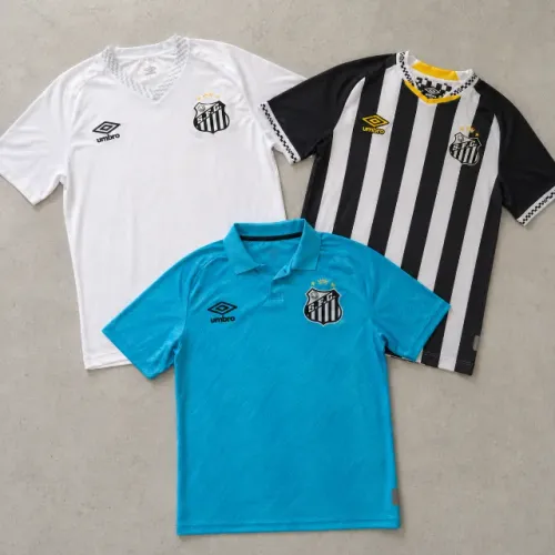 Kit 3 Camisas Novas Santos 2025 Umbro Original na Etiqueta (Tam GG)