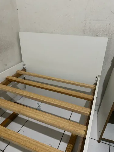 Cama solteiro 100% MDF