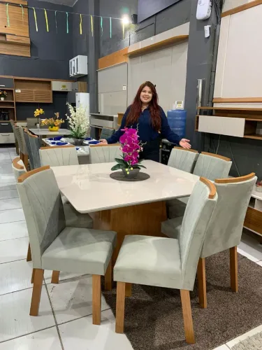 Mesa com 8 lugares
