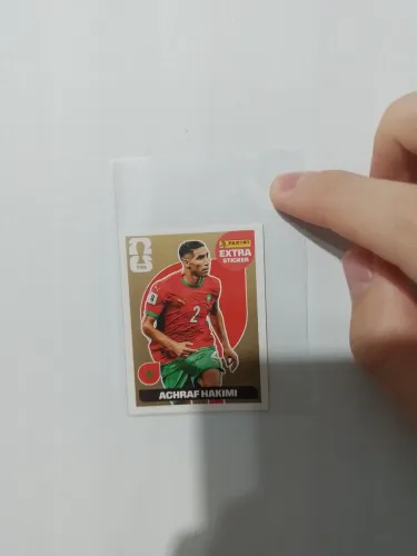 Figurinha Extra Sticker Gold Achraf Hakimi Oficial Panini 2026