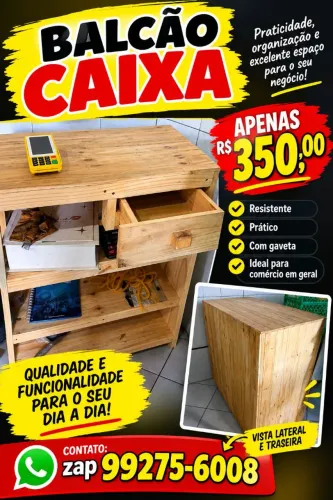 Caixa para comércio