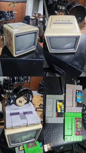 Super nintendo com TV