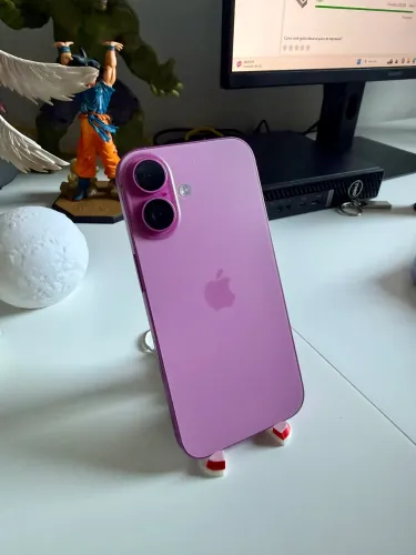 iPhone 16 Rosa 128 GB - Na Garantia