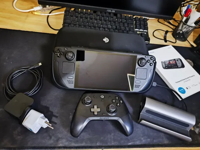 Steam Deck LCD 1TB + Dock + GameSir + Kit Completo