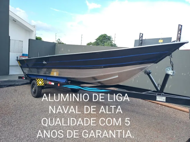 Barco Miraguaia BoatBrasil(PETYBRAZIL)com 1.65 mtr de boca,motorização 50hp em até 18x