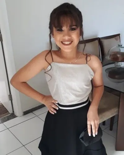 Vestido de festa prata e preto