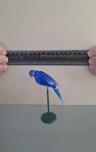 Cristal swarovski  arara azul 