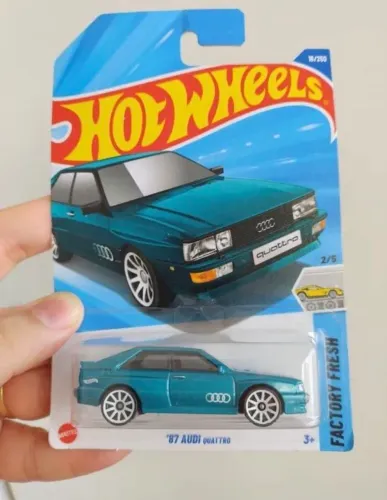 Carrinho Hotwheels 87 Audi Quatro Loose Novo Hot Wheels 1/64