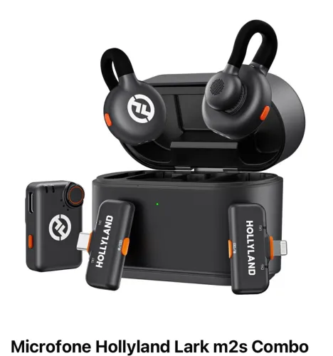 Microfone Hollyland Lark M2S combo