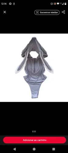 Body de coelhinho sexy