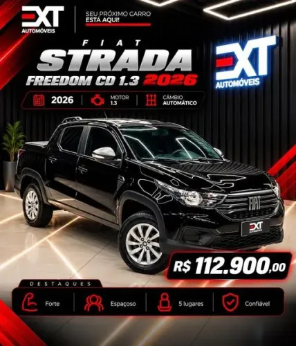 Fiat Strada Freedom 1.3 Flex 8V CD 2026