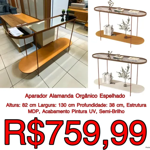 Aparador buffet industrial estilo  Alamanda / 2 cores / frete grátis / pague na entrega 