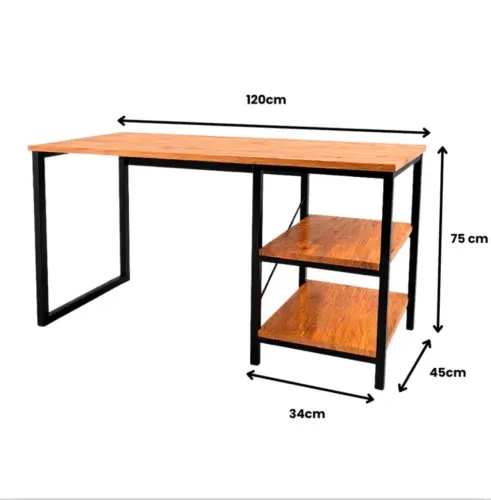 Mesa de estudo industrial Escrivaninha 