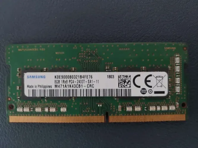Memória RAM notebook 8GB Samsung