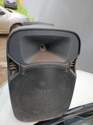 Caixa ativa TRC 12 300w com  Bluetooth luzes