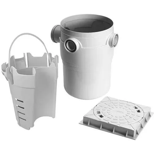 CAIXA DE GORDURA COM CESTO E TAMPA DN300 - AMANCO