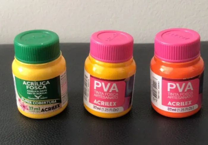 Tintas para artesanato ACRILEX novas