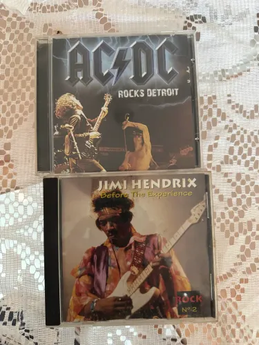 CD Jimi Hendrix e AC DC