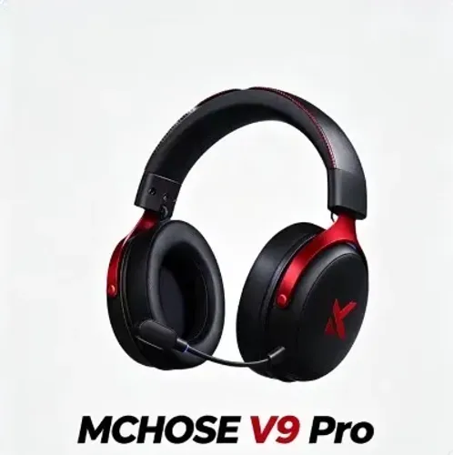 Headset sem fio Mchose V9 Pro Vermelho