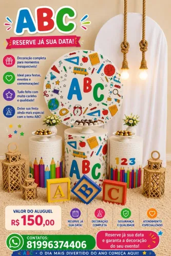 Pegue monte ABC e Dia da criança
