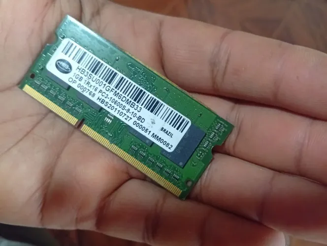 Memória ddr1 1g notebook
