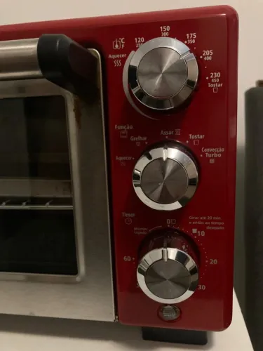 Forno Oster 18l Elétrico Vermelho 110v
