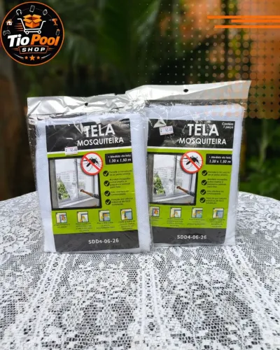 Tela Mosquiteira para Janelas (1,30 m x 1,50 m)