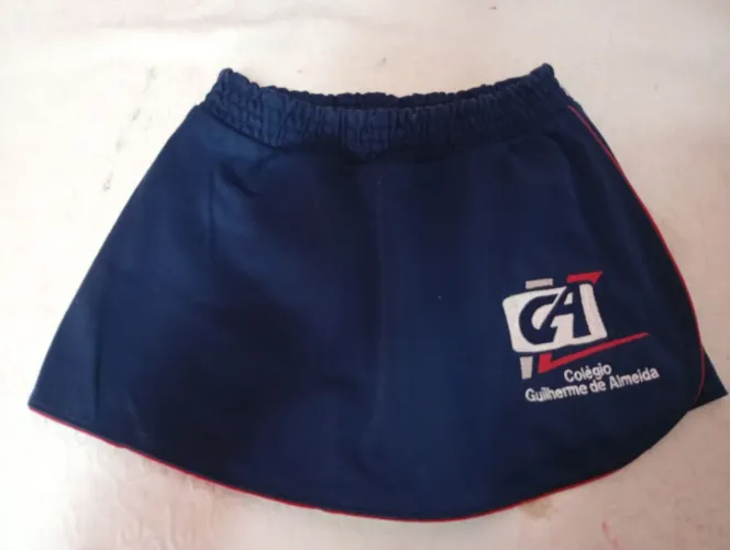Uniforme Colégio Guilherme de Almeida shorts saia